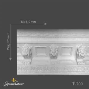 Stuckatur taklist TL200 (Löpmeter) Stuckatur taklist TL200 (Löpmeter)