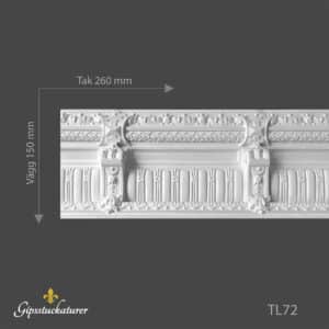 Stuckatur taklist TL72 (Löpmeter) Stuckatur taklist TL72 (Löpmeter)