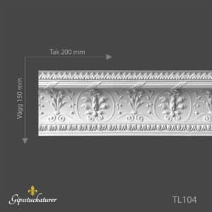 Stuckatur taklist TL104 (Löpmeter)