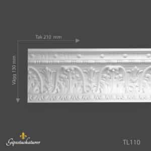 Stuckatur taklist TL110 (Löpmeter)