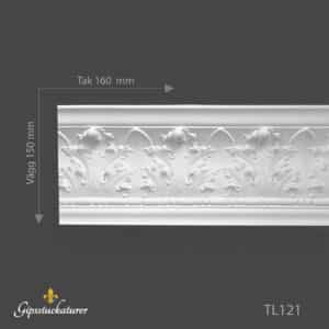Stuckatur taklist TL121 (Löpmeter) Stuckatur taklist TL121 (Löpmeter)