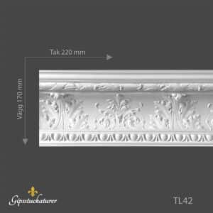 Stuckatur taklist TL42 (Löpmeter) Stuckatur taklist TL42 (Löpmeter)