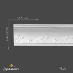 Stuckatur taklist TL75 (Löpmeter) Stuckatur taklist TL75 (Löpmeter)
