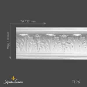 Stuckatur taklist TL76 (Löpmeter) Stuckatur taklist TL76 (Löpmeter)
