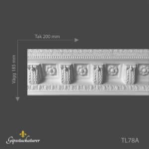 Stuckatur taklist TL78A (Löpmeter) Stuckatur taklist TL78A (Löpmeter)