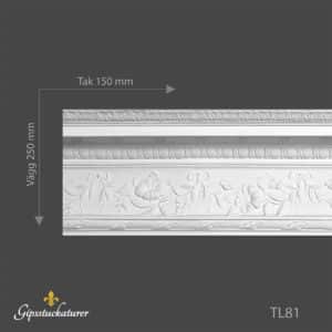 Stuckatur taklist TL81 (Löpmeter) Stuckatur taklist TL81 (Löpmeter)