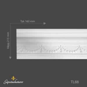 Stuckatur taklist TL88 (Löpmeter) Stuckatur taklist TL88 (Löpmeter)