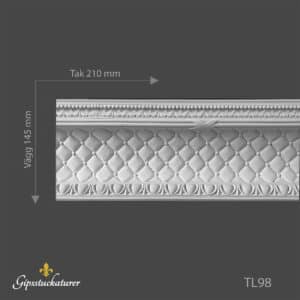 Stuckatur taklist TL98 (Löpmeter) Stuckatur taklist TL98 (Löpmeter)