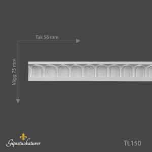 Stuckatur taklist TL150 (Löpmeter) Stuckatur taklist TL150 (Löpmeter)