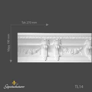 Stuckatur taklist TL14 (Löpmeter) Stuckatur taklist TL14 (Löpmeter)