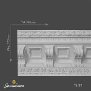 Stuckatur taklist TL32 (Taklist) Stuckatur taklist TL32 (Taklist)