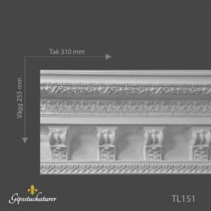 Stuckatur taklist TL151 (Löpmeter) Stuckatur taklist TL151 (Löpmeter)