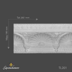 Stuckatur taklist TL201 (Löpmeter) Stuckatur taklist TL201 (Löpmeter)