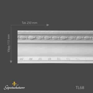 Stuckatur taklist TL68 (Löpmeter) Stuckatur taklist TL68 (Löpmeter)