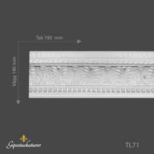 Stuckatur taklist TL71 (Löpmeter) Stuckatur taklist TL71 (Löpmeter)